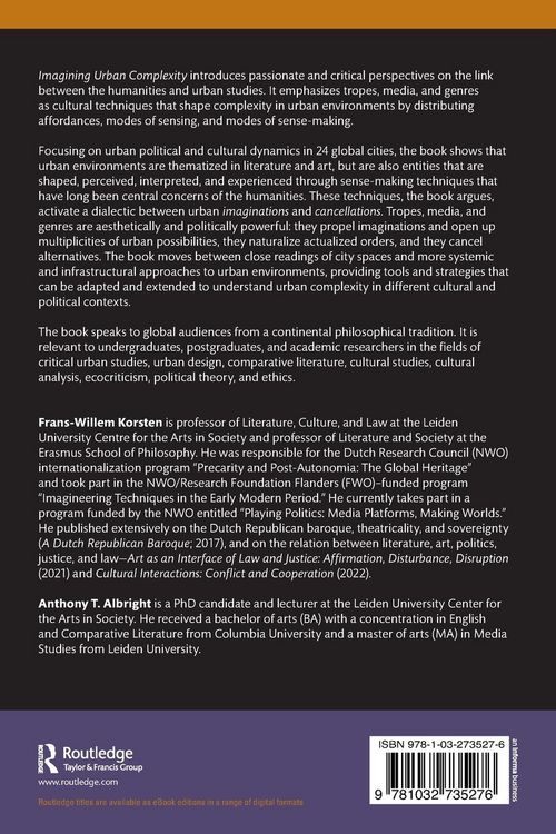 Produktbild: Imagining Urban Complexity