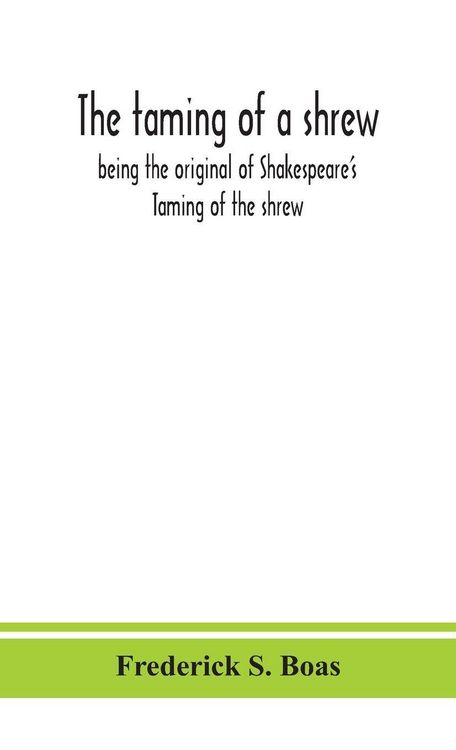 Produktbild: The Taming Of A Shrew