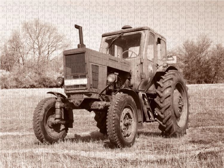 Produktbild: CALVENDO Puzzle Belarus MTZ 50 Super, Bj. ab 1970 | 1000 Teile Lege-Gr&ouml;&szlig;e 64x48cm Foto-Puzzle f&uuml;r gl&uuml;ckliche Stunden