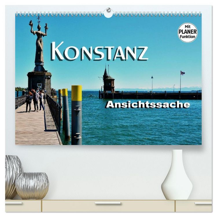 Produktbild: Konstanz - Ansichtssache (hochwertiger Premium Wandkalender 2026 DIN A2 quer), Kunstdruck in Hochglanz