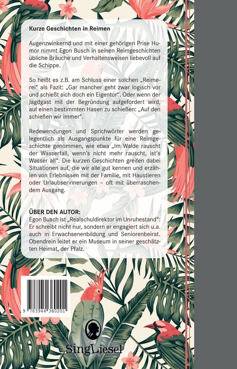 Produktbild: Heitere Geschichten f&uuml;r Senioren: Der Papagei im Handgep&auml;ck &hellip; und viele weitere kurze Geschichten in Reimen f&uuml;r Senioren