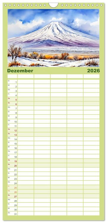 Produktbild: Familienplaner 2026 - T&uuml;rkei - Land auf zwei Kontinenten mit 5 Spalten (Wandkalender, 21 x 45 cm) CALVENDO