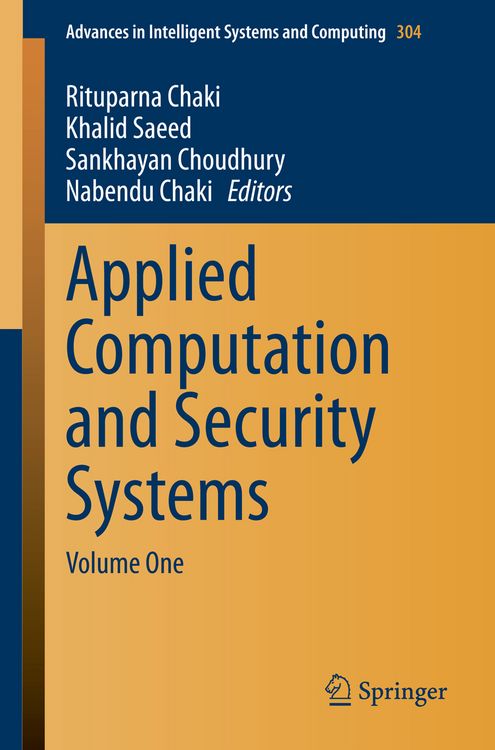 Produktbild: Applied Computation and Security Systems