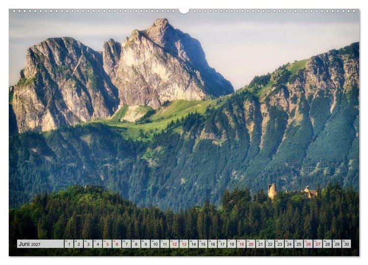 Produktbild: Allg&auml;uer Alpen 2027 (Wandkalender 2027 DIN A2 quer), CALVENDO Monatskalender