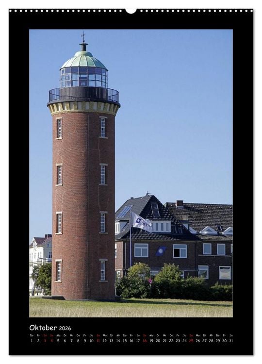 Produktbild: Cuxhaven (Wandkalender 2026 DIN A2 hoch), CALVENDO Monatskalender