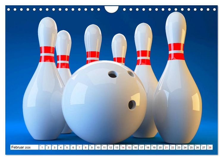 Produktbild: Indoor Aktivit&auml;ten. Billard, Darts und Bowling. Impressionen (Wandkalender 2026 DIN A4 quer), CALVENDO Monatskalender