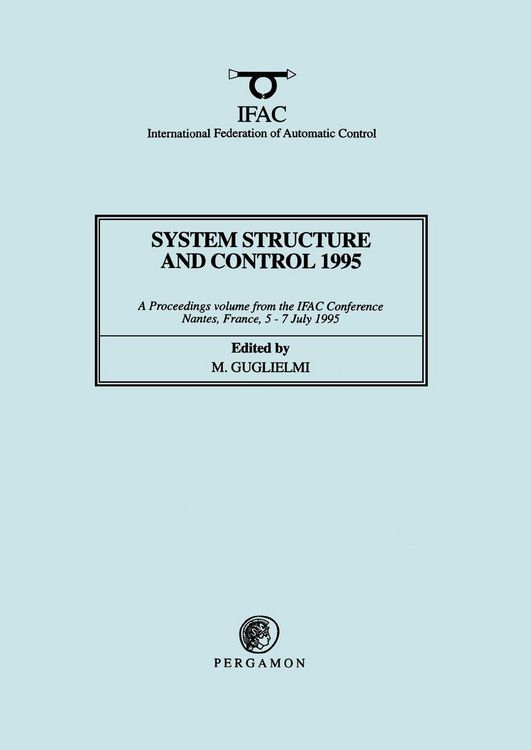 Produktbild: System Structure and Control 1995