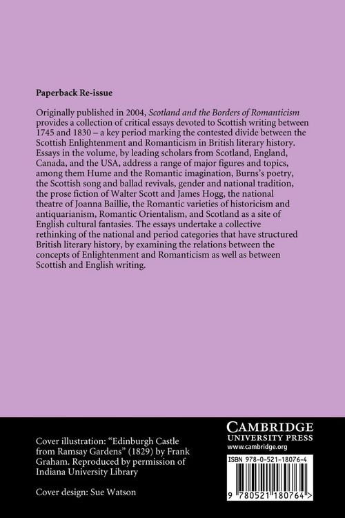 Produktbild: Scotland and the Borders of Romanticism