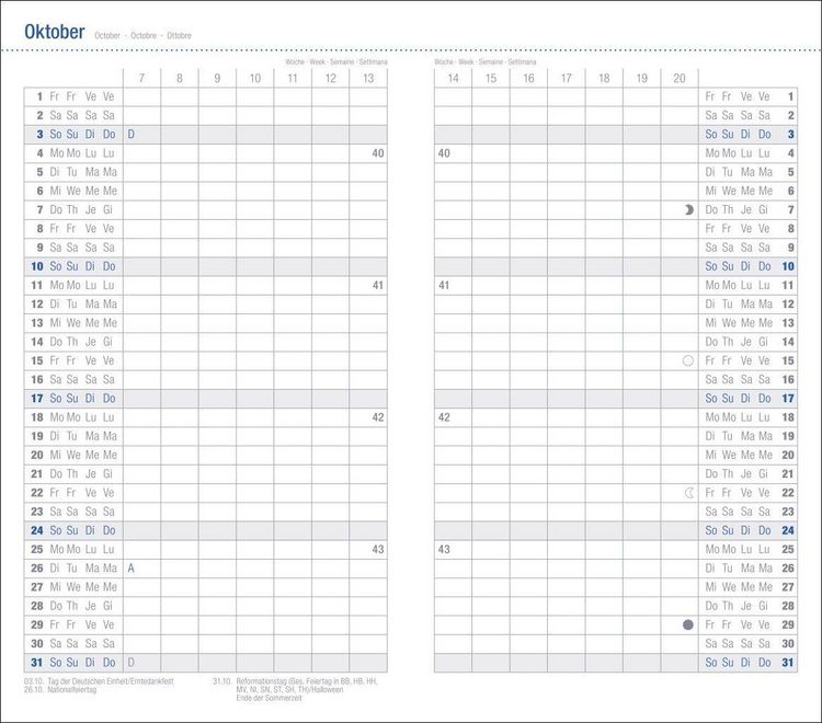 Produktbild: Monats-Taschenkalender, schwarz 2027