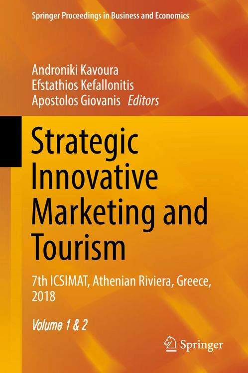 Produktbild: Strategic Innovative Marketing and Tourism
