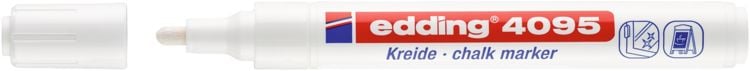 Produktbild: edding 4095 Kreidemarker Window Marker 2-3mm wei&szlig;