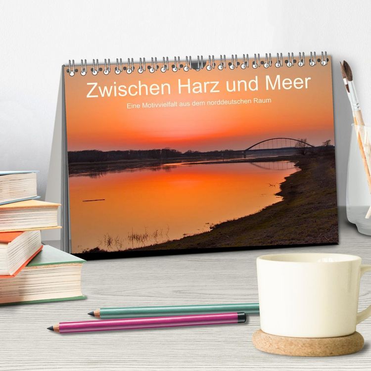Produktbild: Zwischen Harz und Meer (Tischkalender 2026 DIN A5 quer), CALVENDO Monatskalender