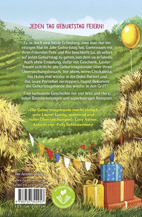 Produktbild: Die Geburtstagsbande. Auf die Pl&auml;tze, fertig, feiern!