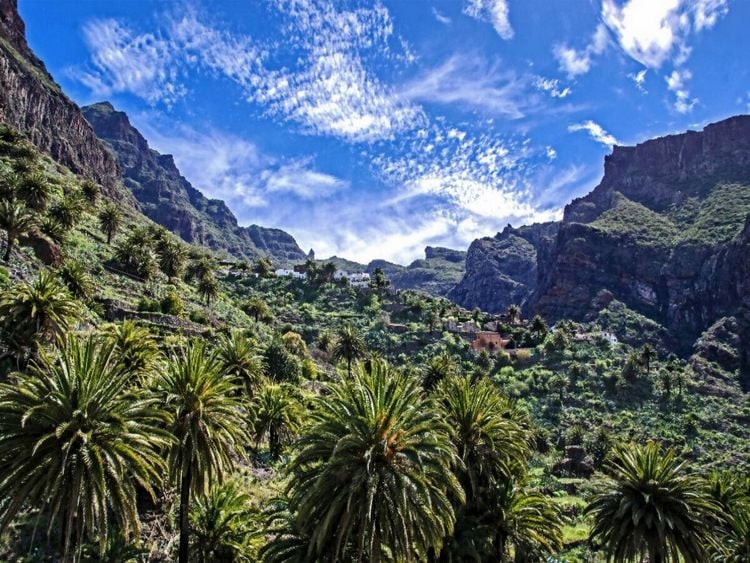Produktbild: CALVENDO Puzzle Schlucht von Masca | 1000 Teile Lege-Gr&ouml;&szlig;e 64x48cm Foto-Puzzle f&uuml;r gl&uuml;ckliche Stunden