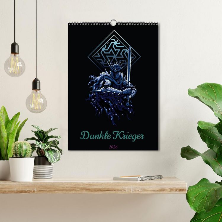 Produktbild: Dunkle Krieger (Wandkalender 2026 DIN A3 hoch), CALVENDO Monatskalender