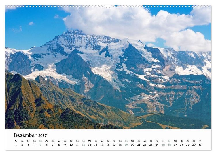 Produktbild: Faszination Berner Oberland - Wanderlust und Gipfelblick (Wandkalender 2027 DIN A2 quer), CALVENDO Monatskalender