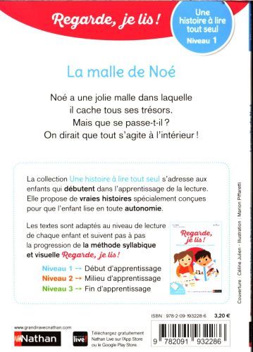 Produktbild: La malle de No&eacute; : une histoire &agrave; lire tout seul, niveau 1