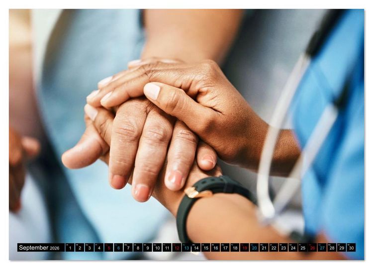 Produktbild: Im Dienst der Gesundheit - Krankenpflege (Wandkalender 2026 DIN A3 quer), CALVENDO Monatskalender