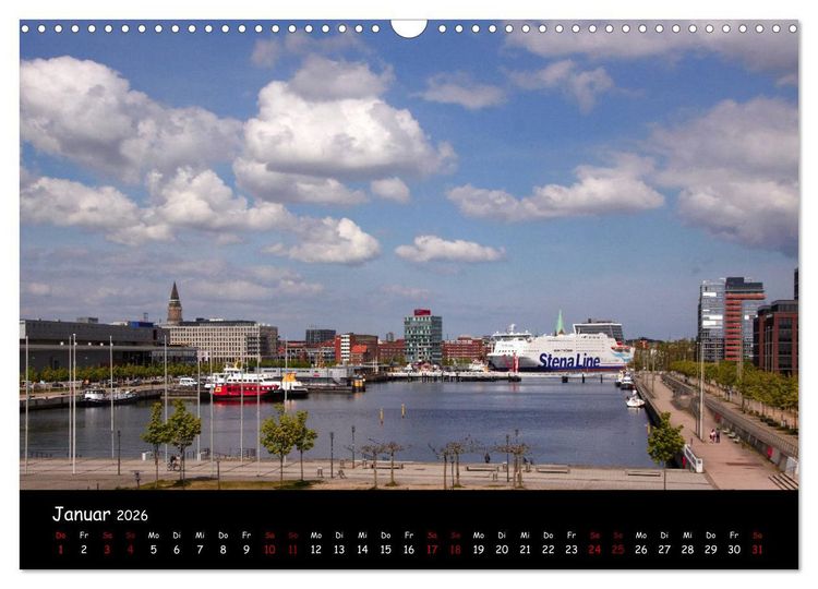 Produktbild: Kiel - Stadt an der F&ouml;rde (Wandkalender 2026 DIN A3 quer), CALVENDO Monatskalender