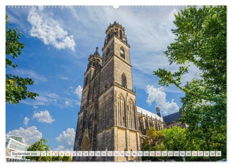 Produktbild: Magdeburg Impressionen (Wandkalender 2026 DIN A2 quer), CALVENDO Monatskalender