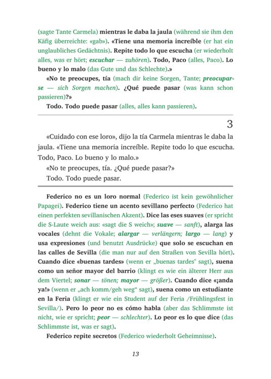 Produktbild: El loro fugitivo de Triana - Spanisch lernen mit lustigen Kurzgeschichten A1-A2 (+ Audio-Online)