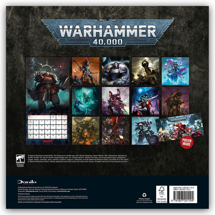 Produktbild: Warhammer 2027 &ndash; Wandkalender