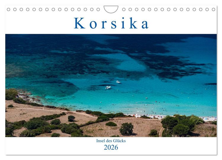 Produktbild: Korsika - Insel des Gl&uuml;cks (Wandkalender 2026 DIN A4 quer), CALVENDO Monatskalender
