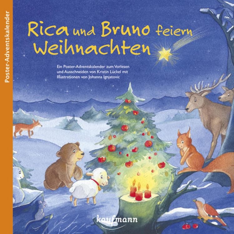 Bild vom Artikel Rica und Bruno feiern Weihnachten. Ein Poster-Adventskalender zum Vorlesen und Ausschneiden vom Autor Kristin Lückel
