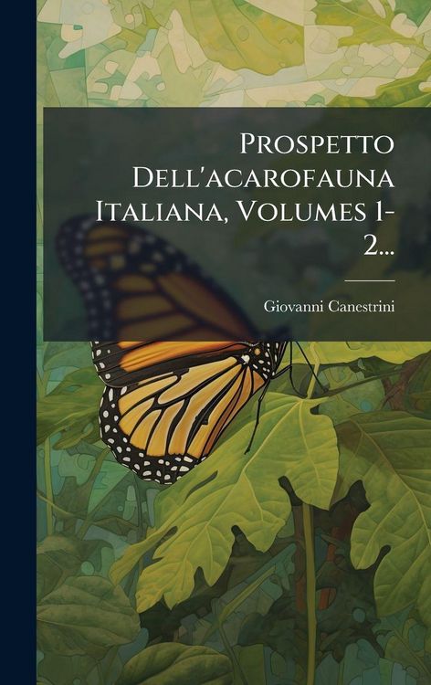 Produktbild: Prospetto Dell'acarofauna Italiana, Volumes 1-2...