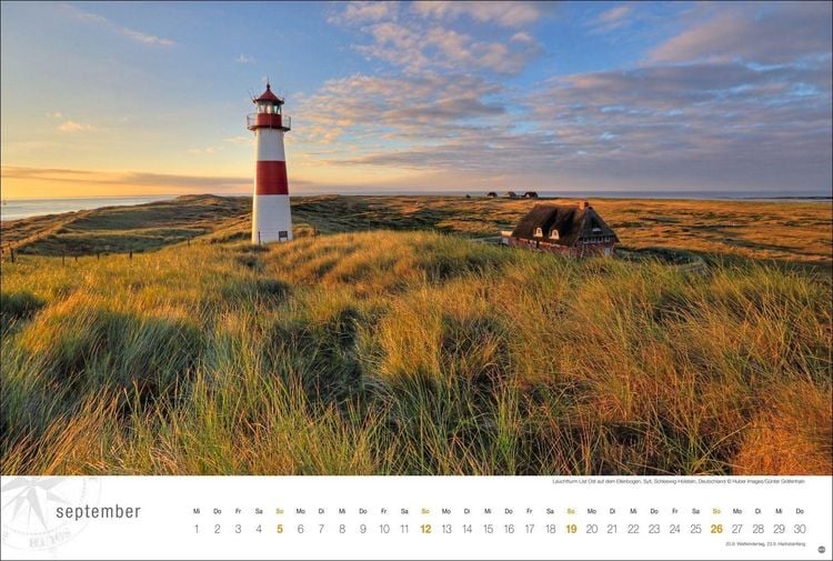 Produktbild: Nordsee Globetrotter Kalender 2027 - Von frischem Wind und weiten Str&auml;nden