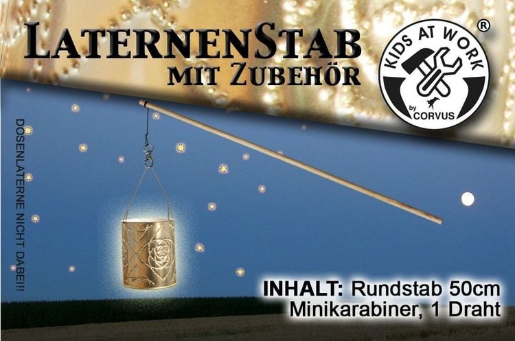 Produktbild: Corvus A750488 - Kids-at-Work, Laternen-Stab 50cm mit Zubeh&ouml;r