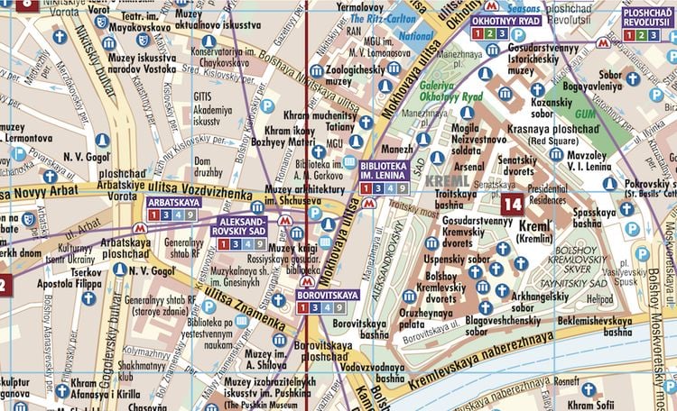 Moskau 1:15 000