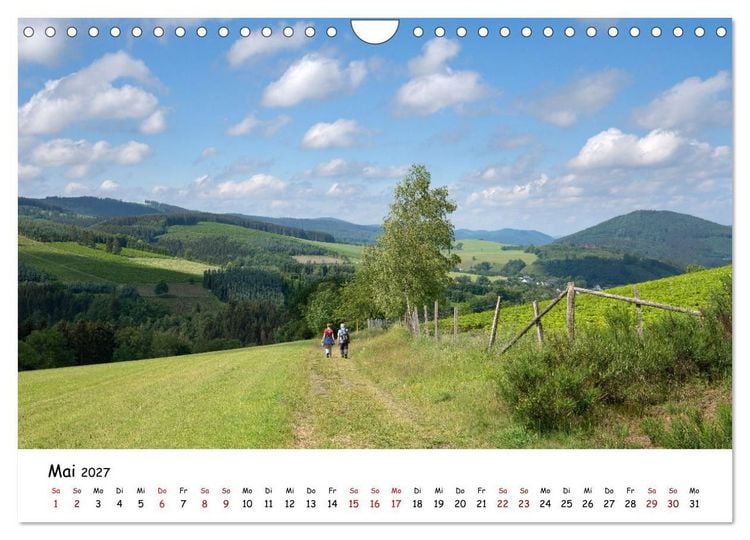 Produktbild: Heimat Entdecken: Sauerland (Wandkalender 2027 DIN A4 quer), CALVENDO Monatskalender