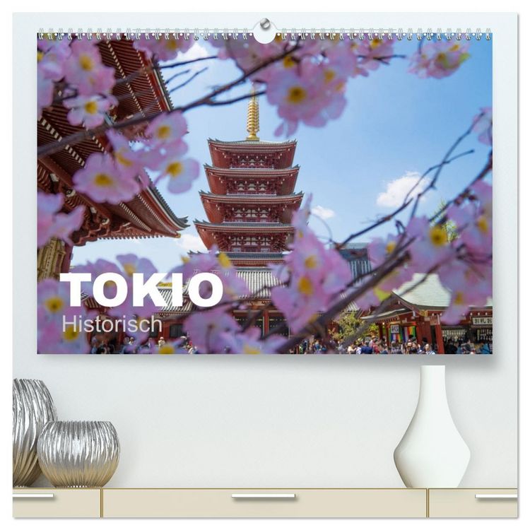 Produktbild: Tokio Kalender mit historischen Tempeln und Schreinen (hochwertiger Premium Wandkalender 2026 DIN A2 quer), Kunstdruck in Hochglanz