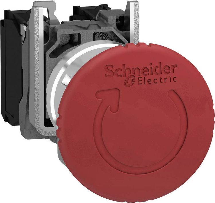 Produktbild: Schneider Electric XB4BS8442 Not-Aus-Schalter 1St.