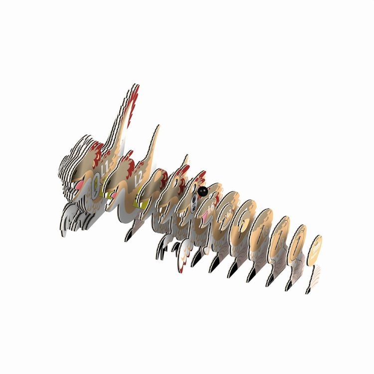 Produktbild: EUGY - 3D Bastelset Raptor