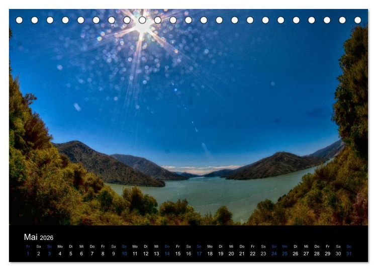 Produktbild: Neuseeland extrem (Tischkalender 2026 DIN A5 quer), CALVENDO Monatskalender