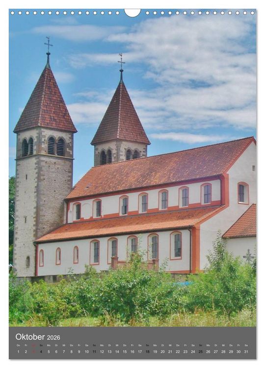 Produktbild: Kirchen und Kl&ouml;ster in Deutschland (Wandkalender 2026 DIN A3 hoch), CALVENDO Monatskalender