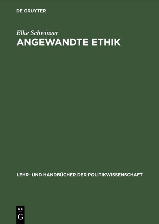 Produktbild: Angewandte Ethik