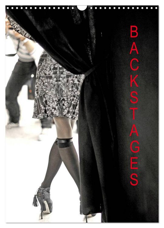 Produktbild: BACKSTAGES (Calendrier mural 2026 DIN A3 horizontal), CALVENDO calendrier mensuel