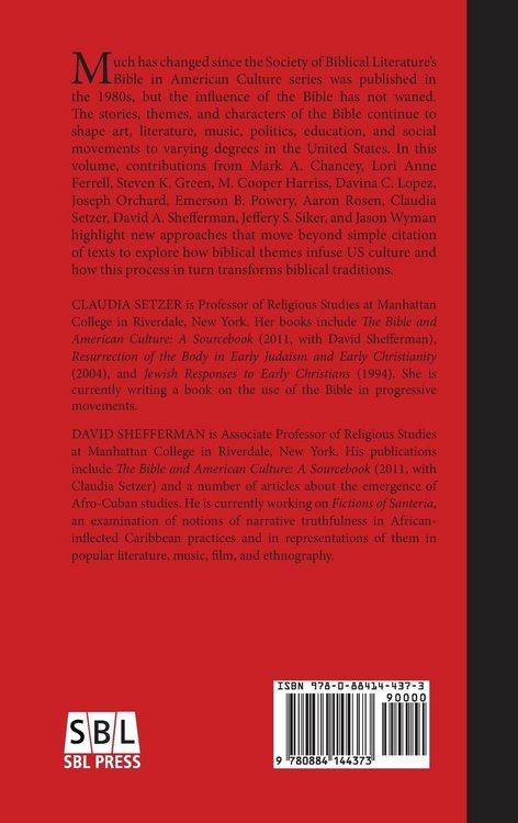 Produktbild: The Bible in the American Experience