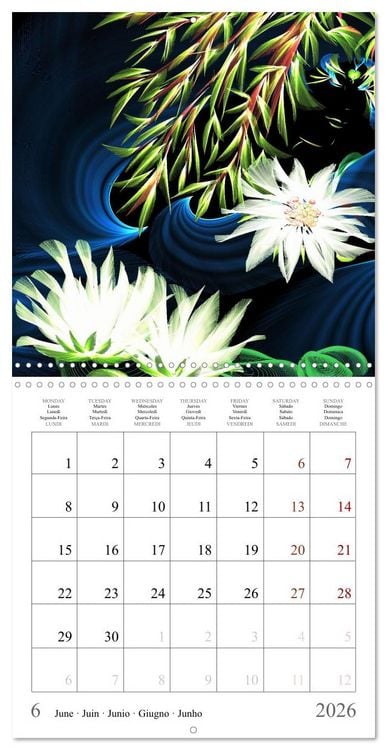 Produktbild: Digital fantasy (Wall Calendar 2026 12 &times; 12 Inch) CALVENDO 12 Month Wall Calendar