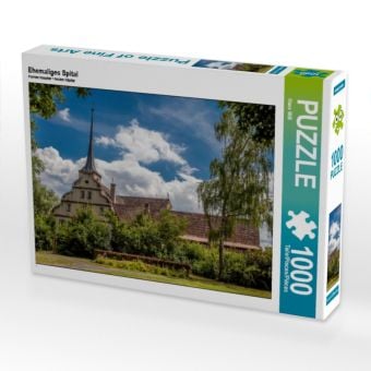 Produktbild: CALVENDO Puzzle Ehemaliges Spital in Ochsenfurt | 1000 Teile Lege-Gr&ouml;&szlig;e 64 &times; 48 cm Foto-Puzzle f&uuml;r gl&uuml;ckliche Stunden