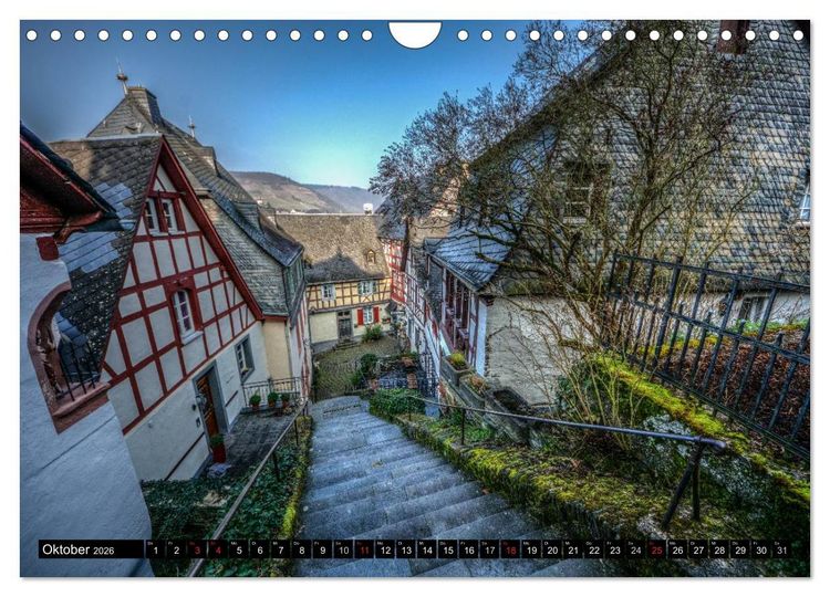 Produktbild: Mosel Impressionen Mystische Burgen und magische Orte (Wandkalender 2026 DIN A4 quer), CALVENDO Monatskalender