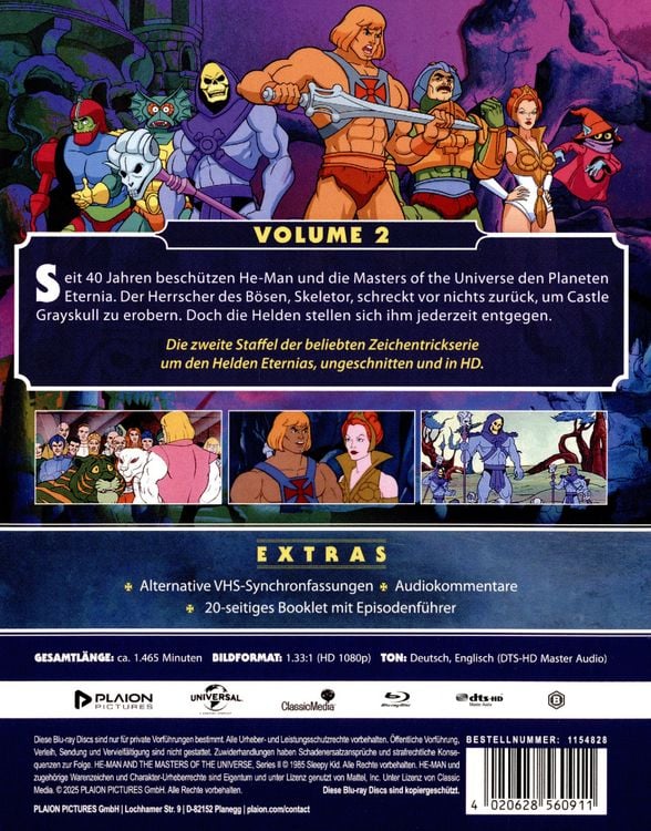 Produktbild: He-Man and the Masters of the Universe (1983) (Vol. 2) [5 BRs]