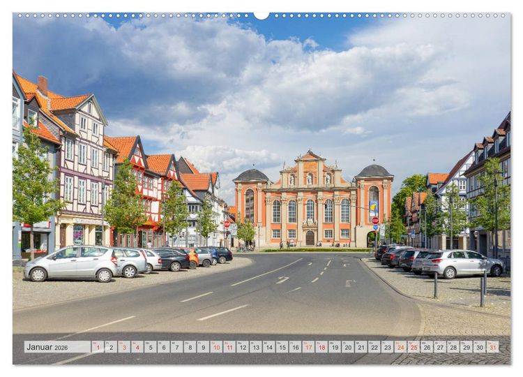 Produktbild: Wolfenb&uuml;ttel Impressionen (hochwertiger Premium Wandkalender 2026 DIN A2 quer), Kunstdruck in Hochglanz