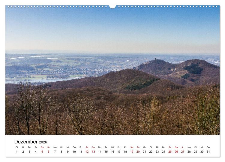 Produktbild: H&ouml;hepunkte des Siebengebirges (Wandkalender 2026 DIN A2 quer), CALVENDO Monatskalender
