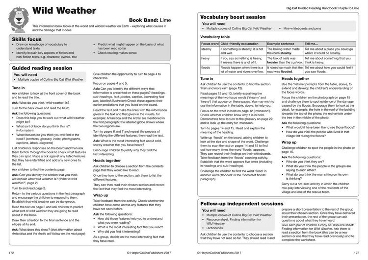 Produktbild: Collins Big Cat - Guided Reading Handbook Orange to Lime