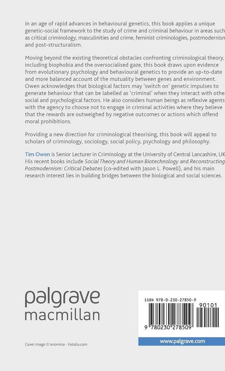Produktbild: Criminological Theory