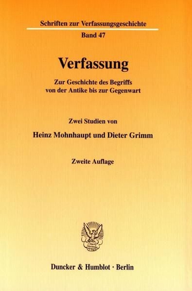 Produktbild: Verfassung